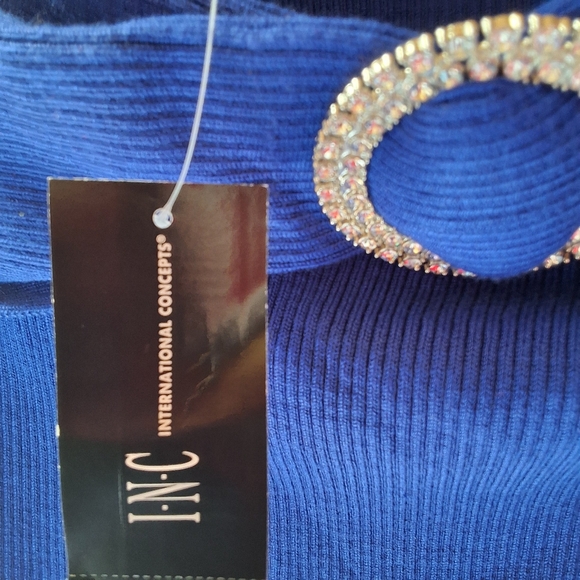 NWT INC EMBELLISHED OFF THE SHOULDER SWEATER - Picture 7 of 11
